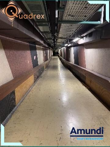 Travaux de désamiantage en tunnel QUADREX - AMO Amiante - Tunnel Amundi Bd Pasteur - Asset Management